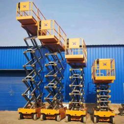 汕頭出租8-45米站人高空作業車,路燈升降車,登高吊籃車服務